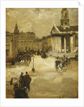 St. Martins in the Field from Trafalgar Square, 1888 by Alexander Jamieson
