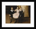 Henry Bernstein and his Brother and Sister, 1892 by Jacques-Emile Blanche