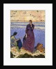 Two Women on Rocks by the Sea by Derwent Lees