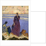 Two Women on Rocks by the Sea by Derwent Lees