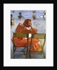 Girl in a Red Dress, Seated by a Swimming Pool, 1936 by John Lavery