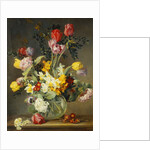 Tulips in a Glass Vase, by Albert Williams