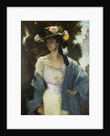 Portrait of Frances Josephine Furse, the artist's Sister-In-Law wearing a Blue Oriental Jacket, 1903 by Charles Wellington Furse