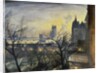 London Twilight from the Adelphi, by Christopher Richard Wynne Nevinson