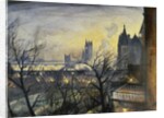 London Twilight from the Adelphi, by Christopher Richard Wynne Nevinson