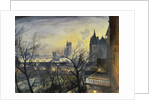 London Twilight from the Adelphi, by Christopher Richard Wynne Nevinson