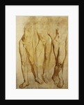 Three Studies of a Standing Male Nude by Glyn Warren Philpot