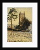 The Church at East Knoyle, Thaw, 1917 by Lucien Pissarro