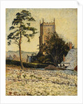 The Church at East Knoyle, Thaw, 1917 by Lucien Pissarro