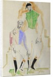 Two Jockeys by Christopher Wood