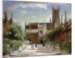 The Vicars' Close, Wells Cathedral, 1924 by David Murray