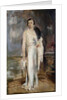 Portrait of Loelia, Duchess of Westminster, later Lady Lindsay, small full length, in Evening Dress by Glyn Warren Philpot