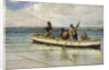 Hauling in the Catch, 1884 by William H. Bartlett