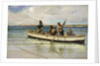 Hauling in the Catch, 1884 by William H. Bartlett