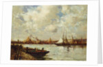 The Harbour, Southampton by E. Aubrey Hunt