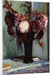 Chrysanthemums in a Vase by Jacques-Emile Blanche