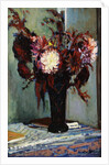 Chrysanthemums in a Vase by Jacques-Emile Blanche