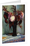 Chrysanthemums in a Vase by Jacques-Emile Blanche