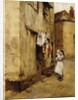 A Street in Newlyn by Walter Langley