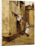 A Street in Newlyn by Walter Langley