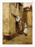 A Street in Newlyn by Walter Langley