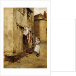 A Street in Newlyn by Walter Langley