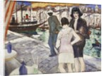 By the Quay by Christopher Richard Wynne Nevinson