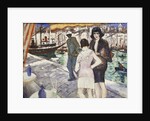 By the Quay by Christopher Richard Wynne Nevinson