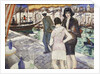 By the Quay by Christopher Richard Wynne Nevinson