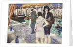 By the Quay by Christopher Richard Wynne Nevinson