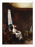 Reading by the Window, 1919 by Albert Chevallier Tayler