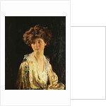 Portrait of Lady Evelyn Herbert, half length by William Orpen