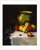 A Still Life with Apples and Grapes, by Germain Ribot