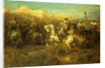 Arab Horsemen on the March by Adolf Schreyer