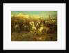 Arab Horsemen on the March by Adolf Schreyer