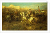 Arab Horsemen on the March by Adolf Schreyer