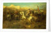 Arab Horsemen on the March by Adolf Schreyer