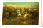 Arab Horsemen on the March by Adolf Schreyer