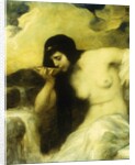 A Nymph Drinking at a Spring, 1907 by Ferdinand Keller