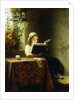 A Girl Reading; Das Lesende Madchen, 1871 by Johann Georg Meyer