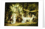 The Garden Party by Karl or Carl the Younger Schweninger