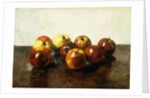 A Still Life of Apples by Lesser Ury