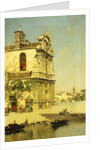 A View of Venice by Martin Rico y Ortega