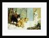 Playful Friends, 1892 by Charles van den Eycken