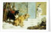 Playful Friends, 1892 by Charles van den Eycken
