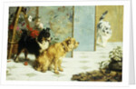 Playful Friends, 1892 by Charles van den Eycken