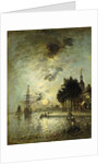 Moonlight; Clair de Lune, 1886 by Johan-Barthold Jongkind