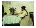 Arranging the Flowers, 1897 by Edwin Harris