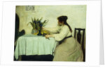 Arranging the Flowers, 1897 by Edwin Harris