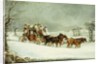 The York to London Royal Mail on the Open Road in Winter, by Henry Thomas Alken